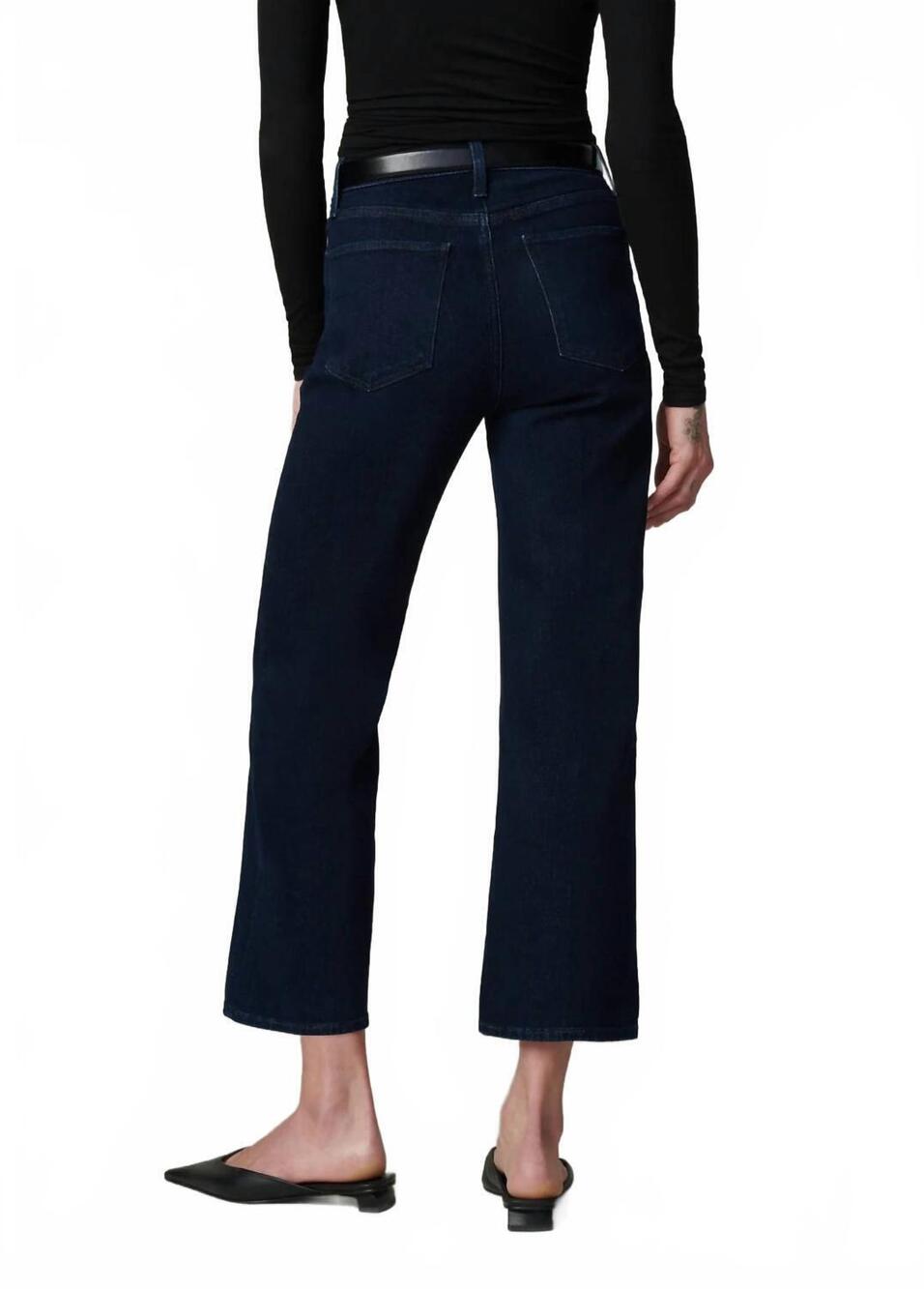 NEW JOE'S JEANS blake high rise wide leg crop jeans in don't worry - Picture 4 of 5